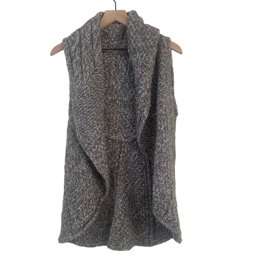 Anthropologie Elsamanda Open Sweater Cardigan Alpaca Wool Blend Wrap Boh…